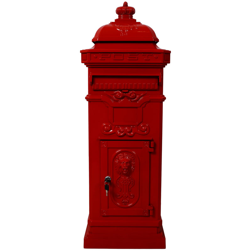 Mailboxs Residential Large-Capacity Letter Box, Rainproof Postbox Statue