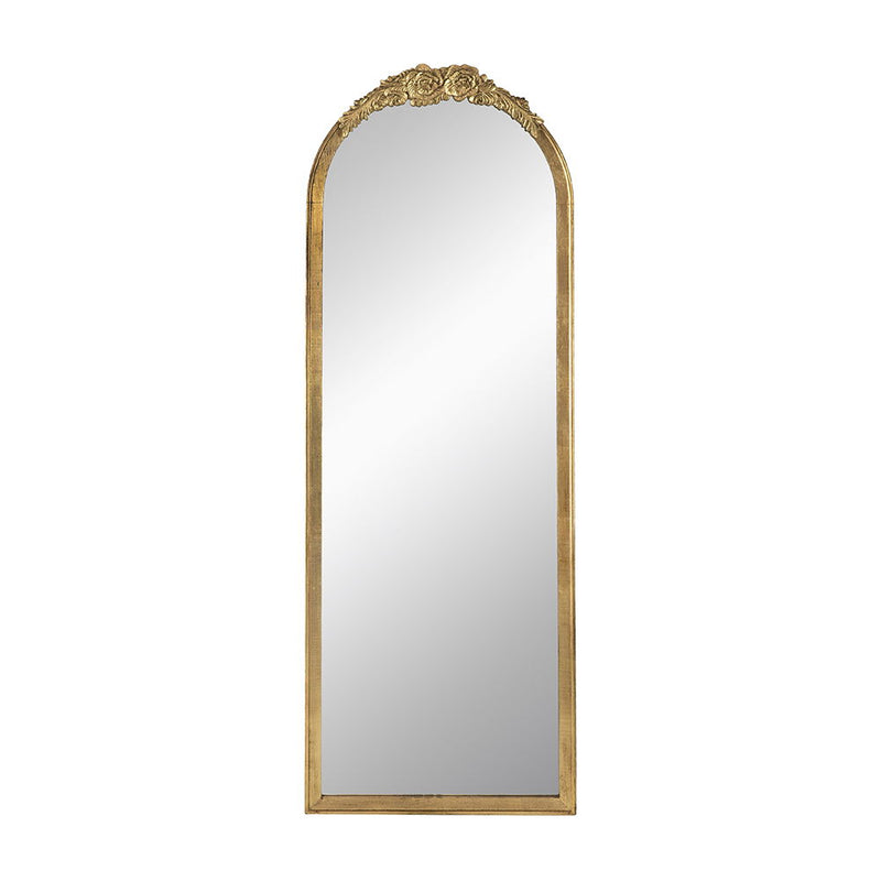 Wood Floor Mirror, Full Body Mirror Dressing Make Up Mirror For Bathroom