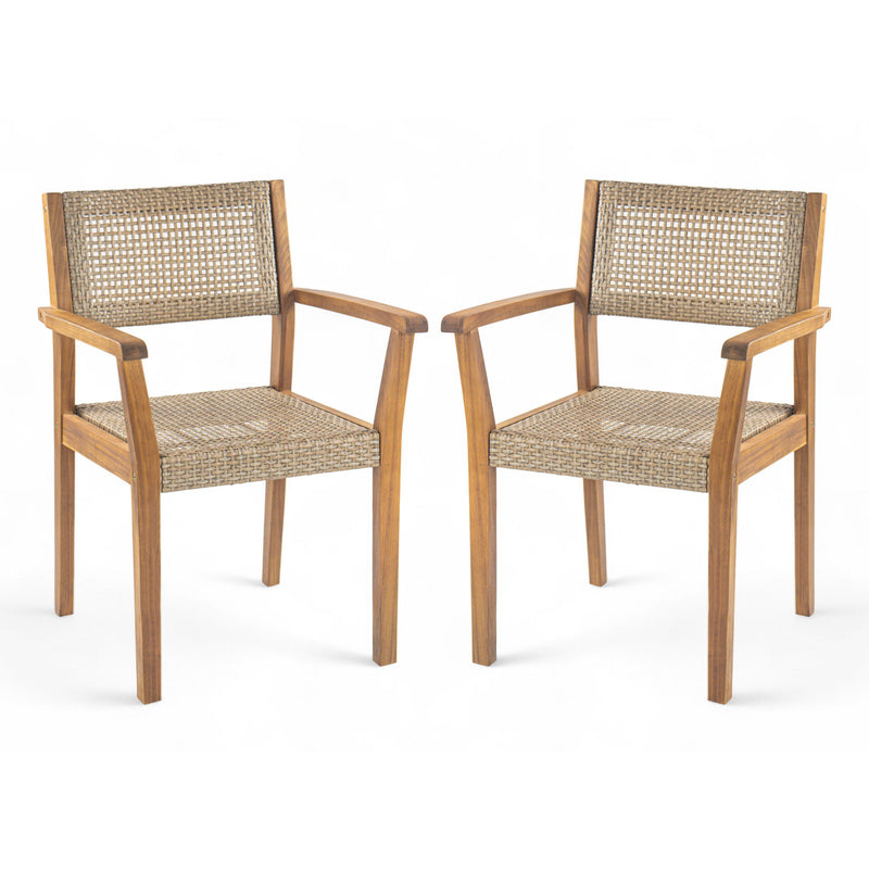 Amaris - Outdoor Dining Chair (Set of 2) - Teak