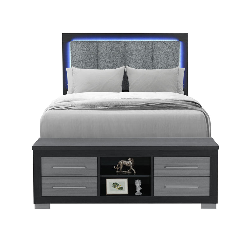 Emilia - Bed With Storage And LED Lighting