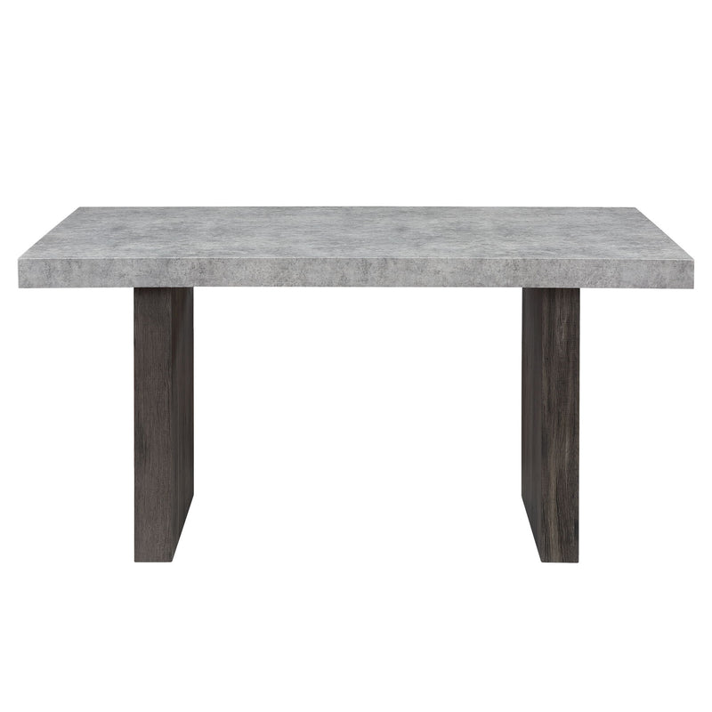 Susan - Dining Table Set With Base - Gray