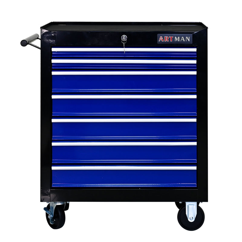 7 Drawers Multifunctional Tool Cart With Wheels