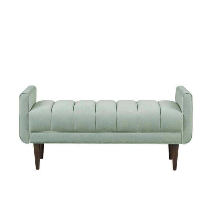 Linea - Upholstered Accent Bench - Seafoam