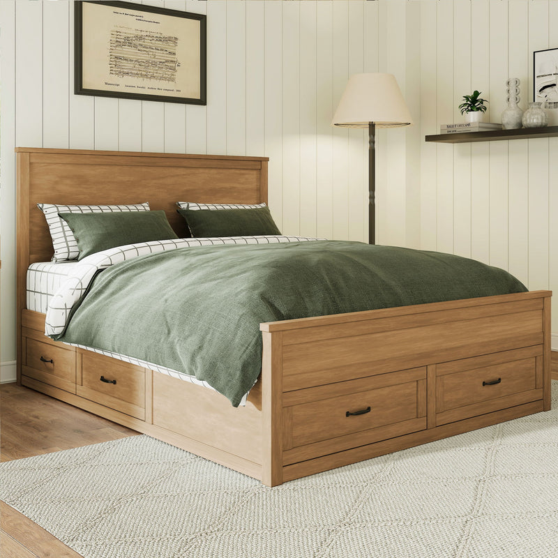 Storage Bed Frame With 6 Drawers