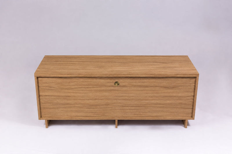 TV Stand For TVs Up To 50" With 1 Drawer And 2 Doors - Oak