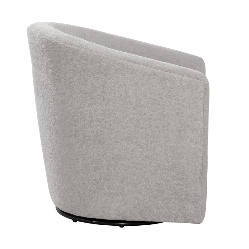 Oaklynn - Barrel Style Swivel Accent Chair