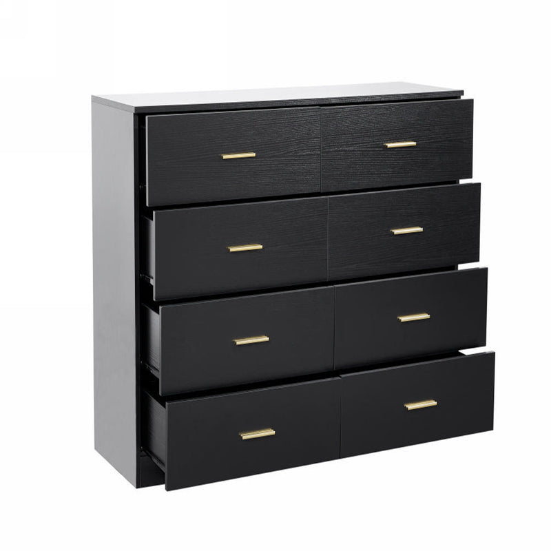 Modern Drawer Dresser For Bedroom, Ample Storage Wide Chest Of Drawers