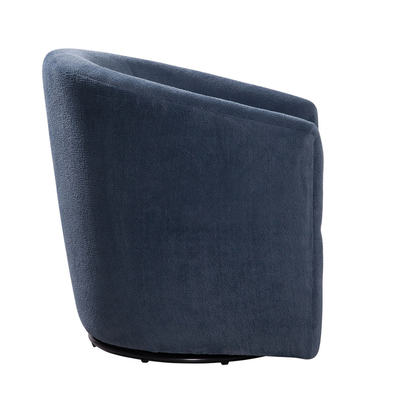 Oaklynn - Barrel Style Swivel Accent Chair