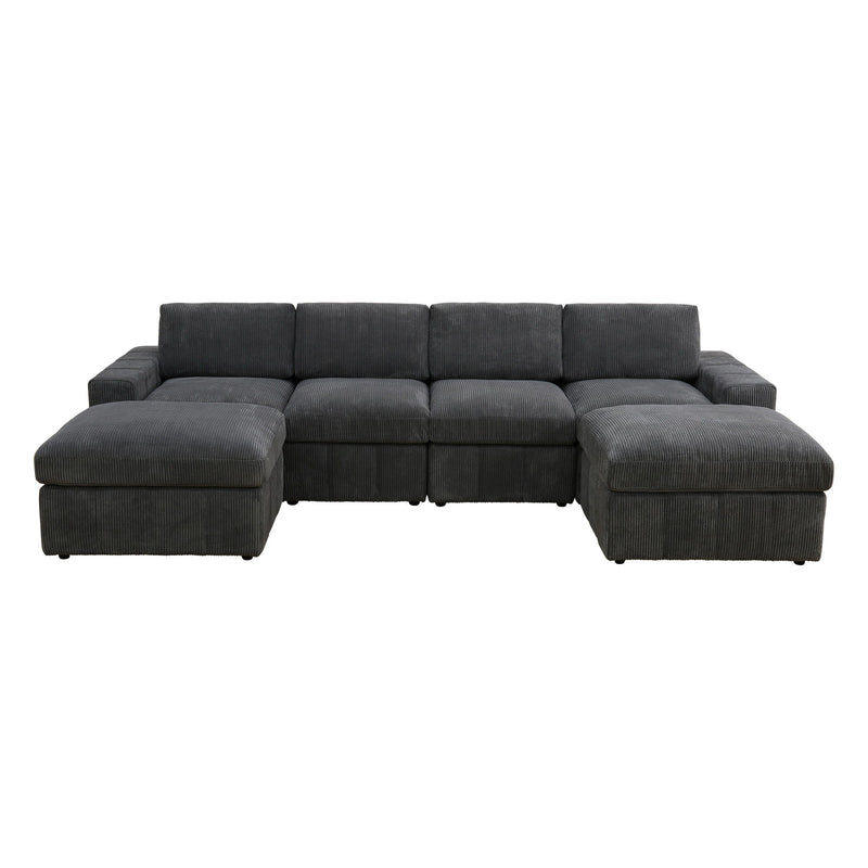 Modular Sectional Sofa, Reversible Set