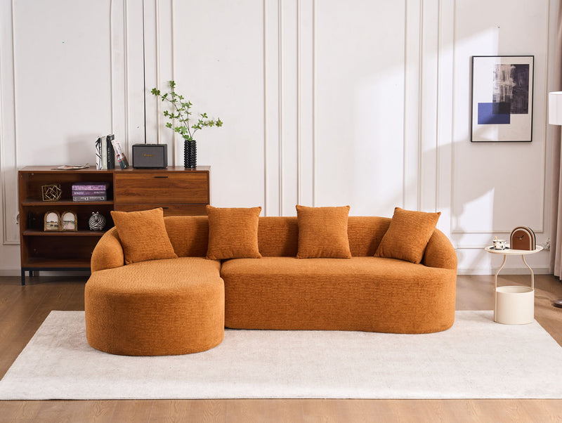 Combined Sofa With 4 Pillows