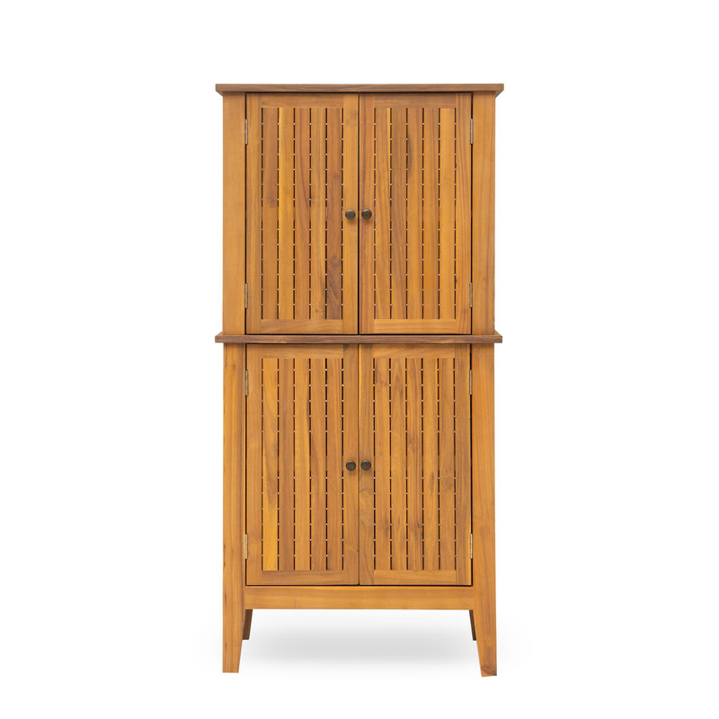 Kedzie - Acacia Wood Cabinet - Teak