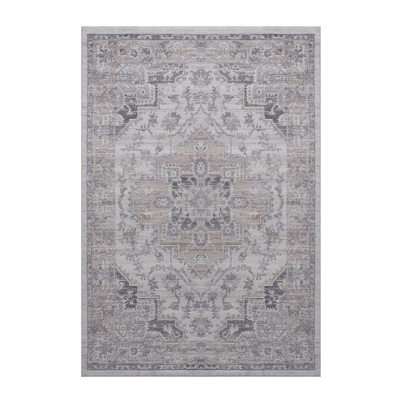 Marfi - 2' x 3' Oriental Non-Shedding Living Room Bedroom Dining Home Office Stylish And Stain Resistant Area Rug