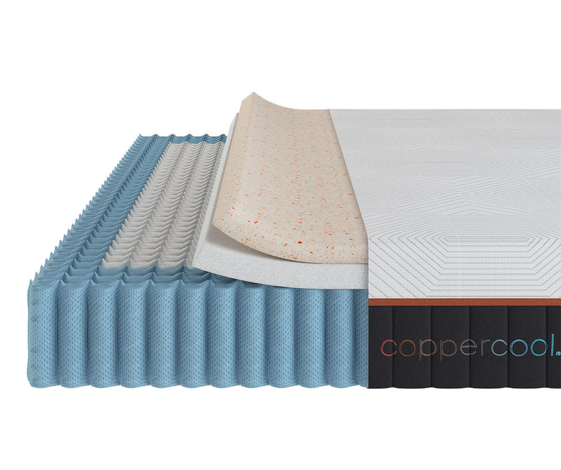 CopperCool 12" Hybrid Memory Foam Mattress