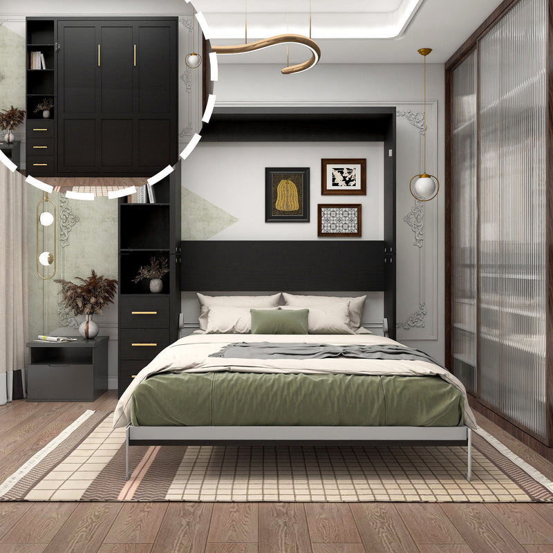 Multifunctional Vertical Murphy Wall Bed