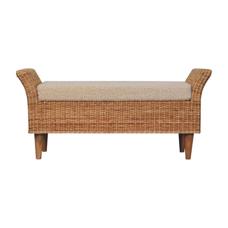 Riviera - Woven Bench - Oak