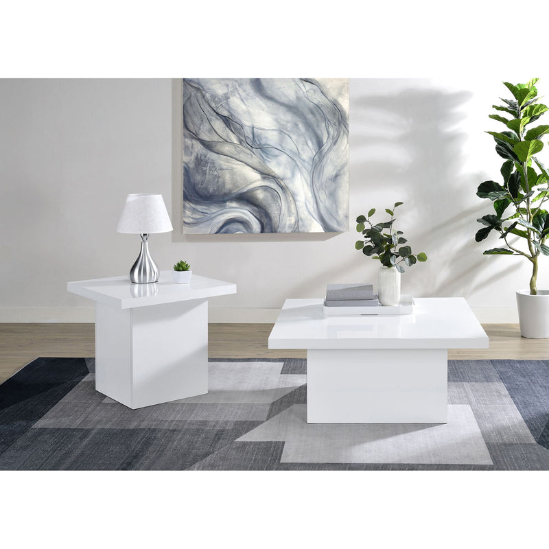 Eldridge - Coffee Table Set With Square Tops