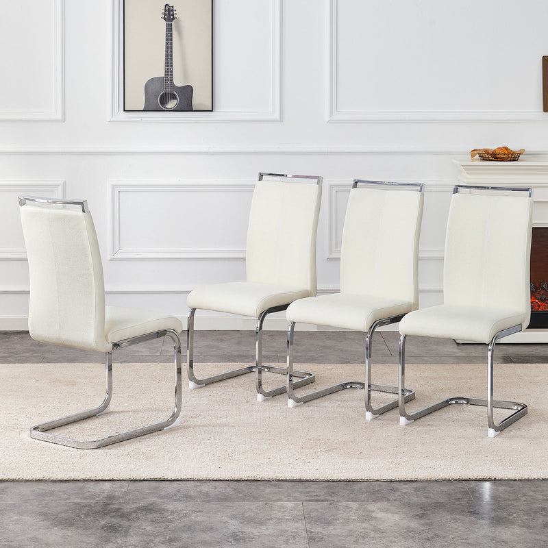 Dining Chairs With Ergonomic Backrest