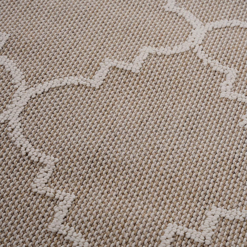 Guros - 6' X 9' Trellis Indoor / Outdoor Area Rug - Ivory