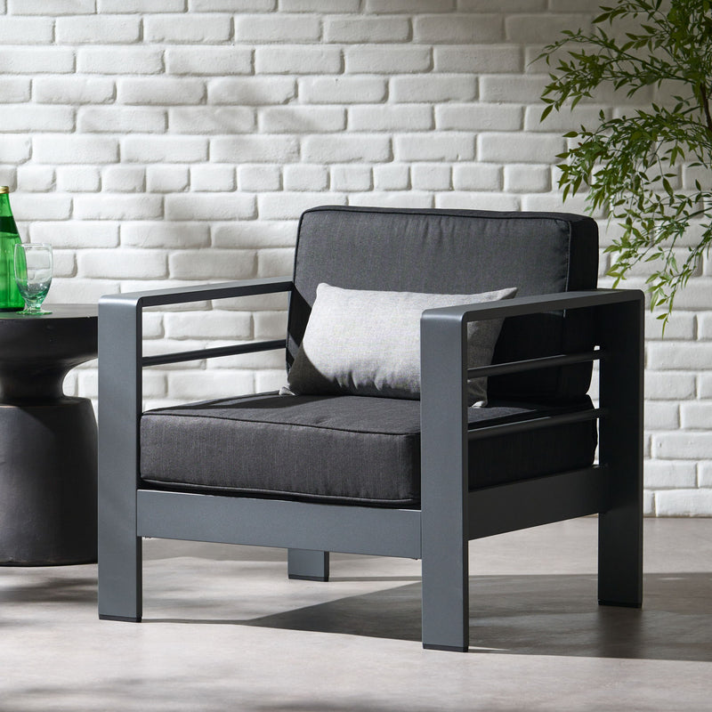 Cape Coral - Club Chair - Dark Gray