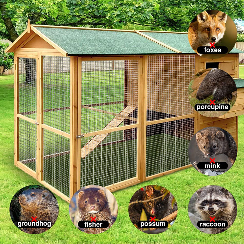 Galvanized Hardware Cloth, Gauge Metal Wire Fencing Roll For Garden And Animal Protection - Silver