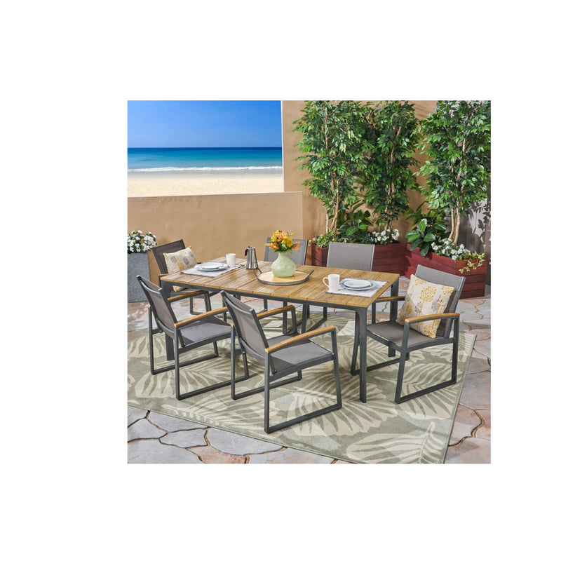 Avalos - 7 Piece Dining Set - Gray