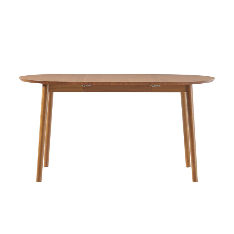Damsel - Extension Dining Table With Removable Leaf - Caramel